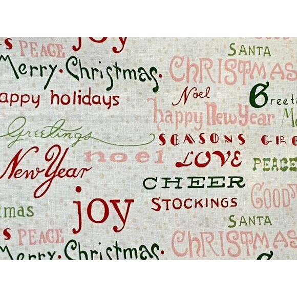 VTG - 2009 - Sew Christmas! Greetings - Alexander Henry - THIS IS A 2 YARD PIECE - Picture 2 of 9